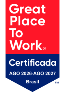 Selo de certificação Great Place To Work - GPTW 2026-2027 concedido à Geratriz
