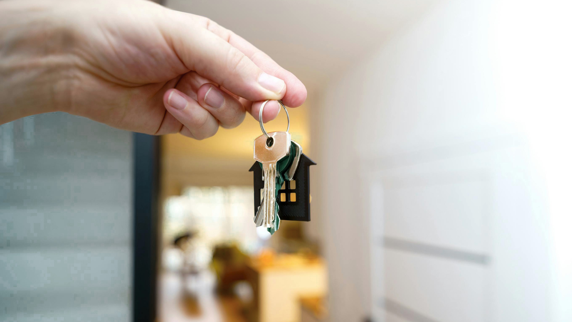 Chave de imóvel representando financiamento imobiliário.